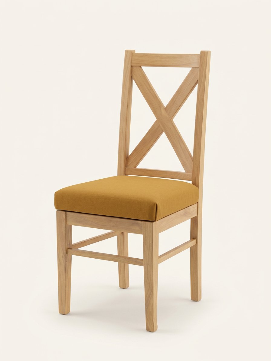 Natural X-Back Chair