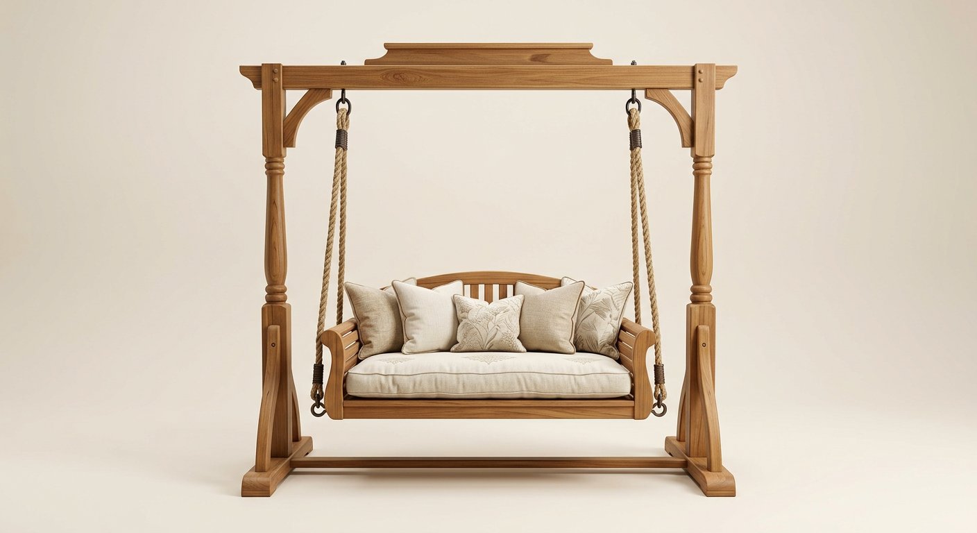 Wooden Garden Swing